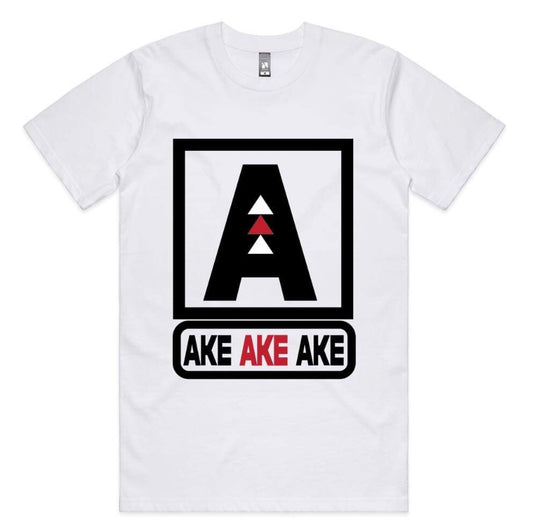 'A' Adults Tee WHITE